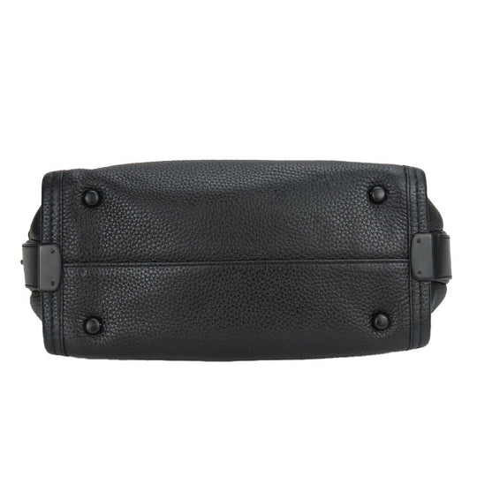 COACH Handbag 59517 leather black Swagger 27 Women Used Authentic