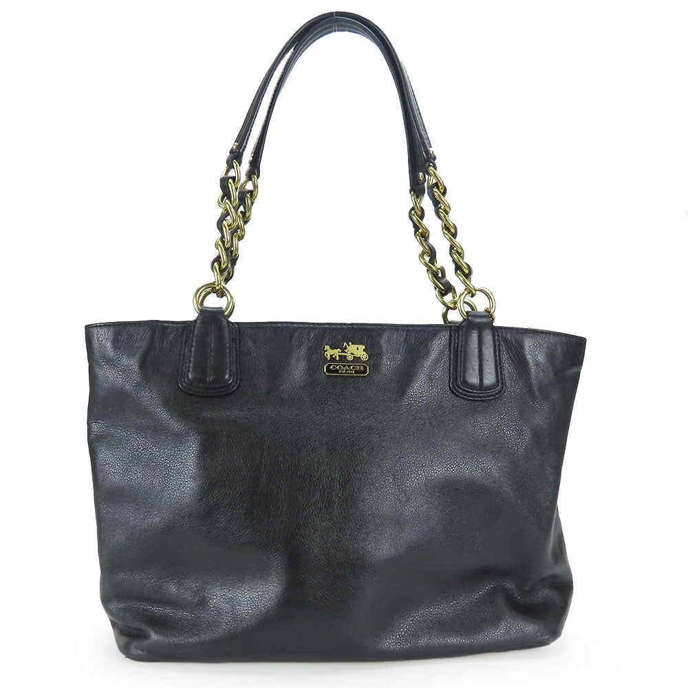 COACH Handbag 20466 leather black Women Used Authentic