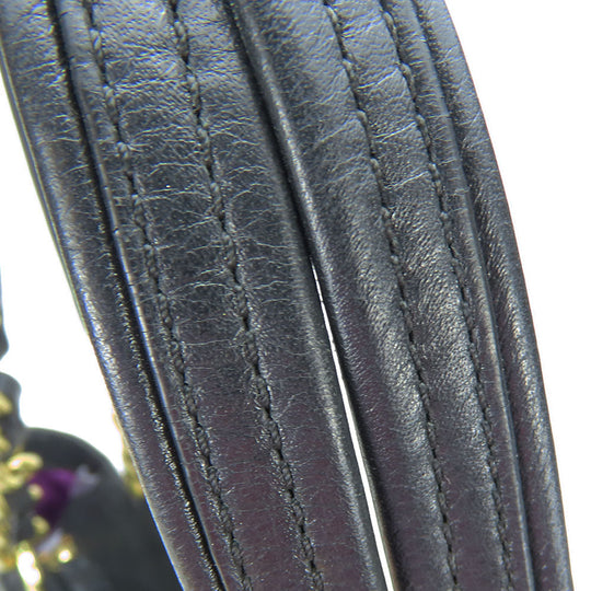 COACH Handbag 20466 leather black Women Used Authentic