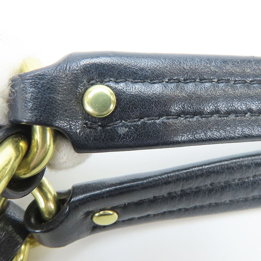 COACH Handbag 20466 leather black Women Used Authentic