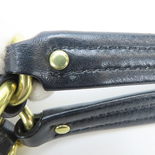 COACH Handbag 20466 leather black Women Used Authentic