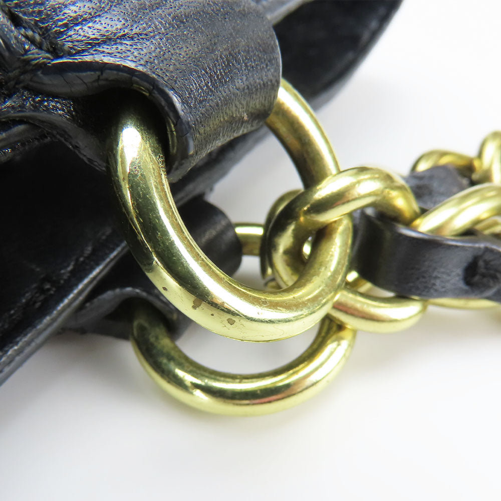 COACH Handbag 20466 leather black Women Used Authentic