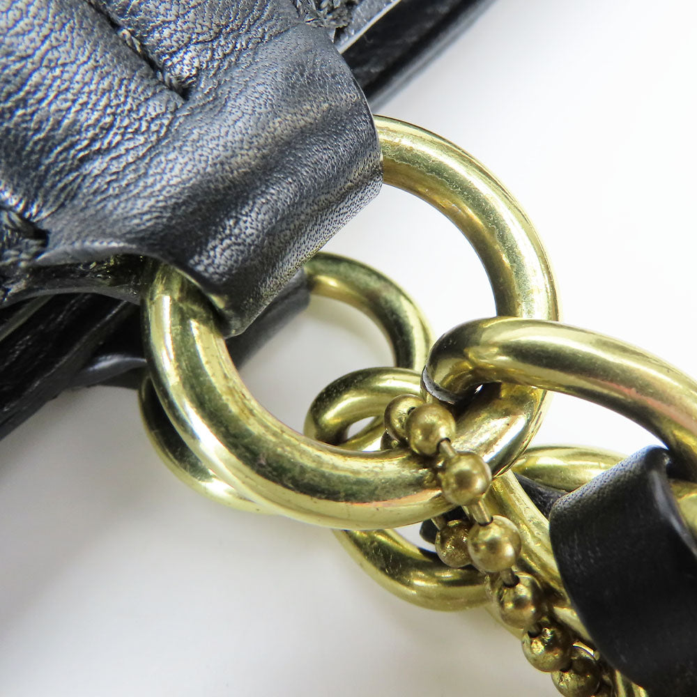 COACH Handbag 20466 leather black Women Used Authentic