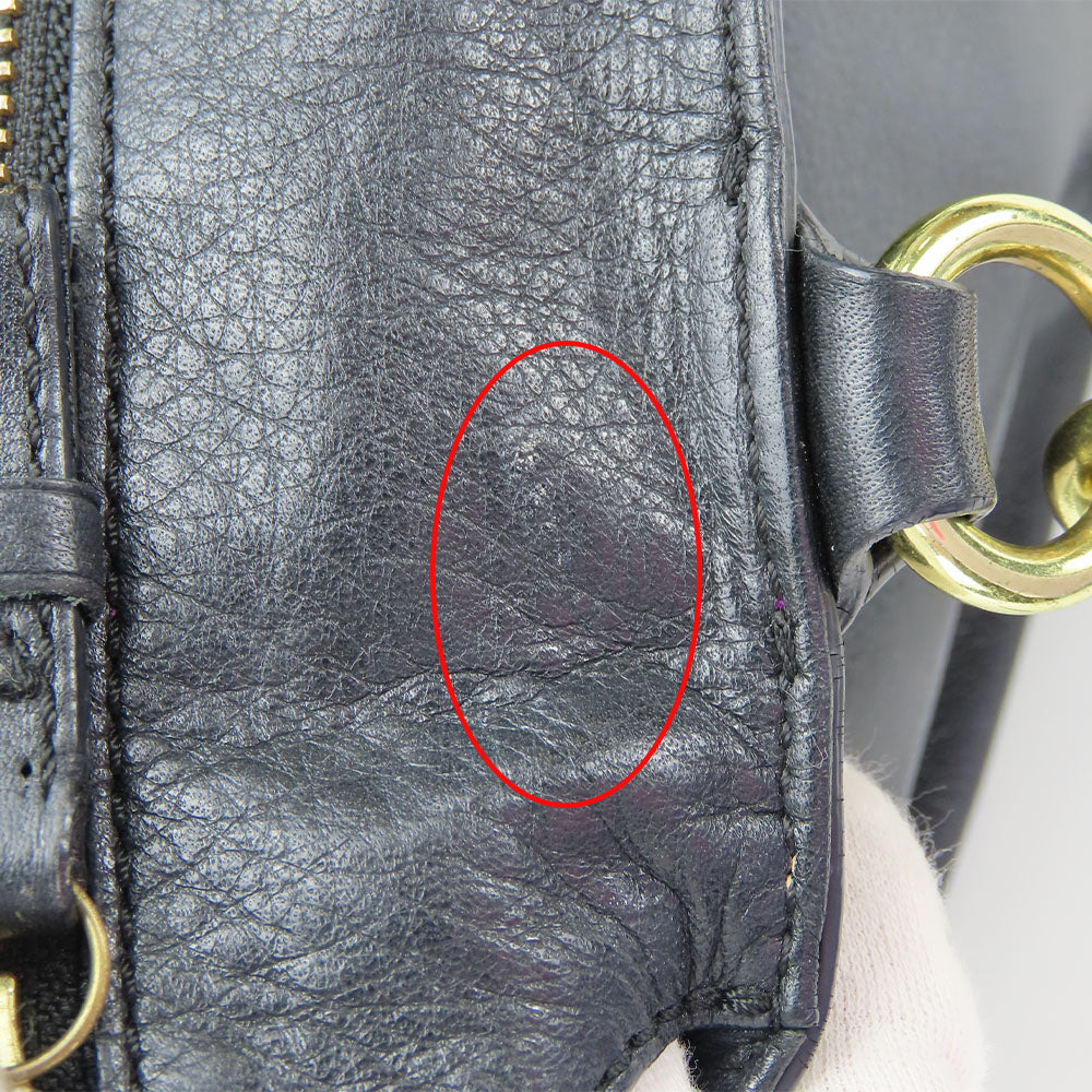 COACH Handbag 20466 leather black Women Used Authentic