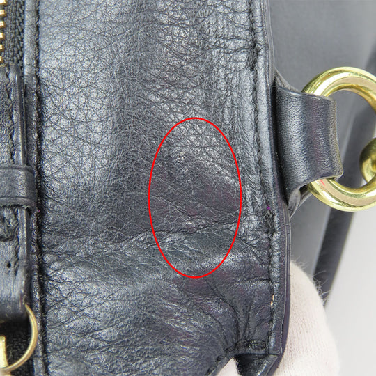 COACH Handbag 20466 leather black Women Used Authentic