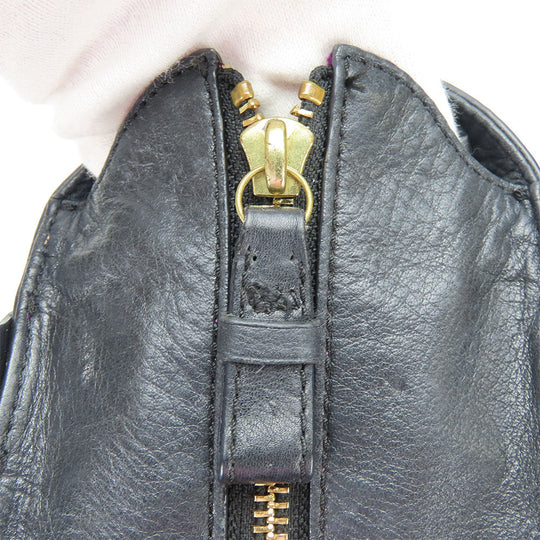 COACH Handbag 20466 leather black Women Used Authentic