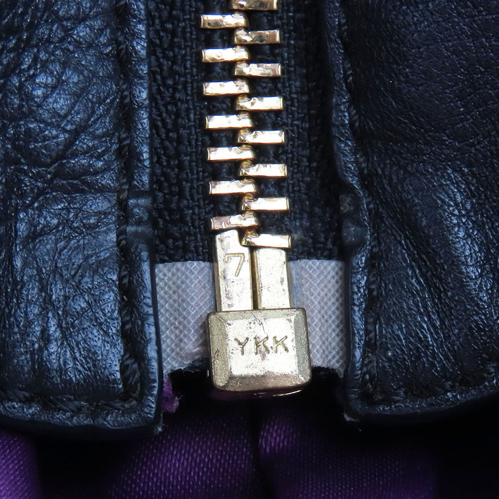 COACH Handbag 20466 leather black Women Used Authentic