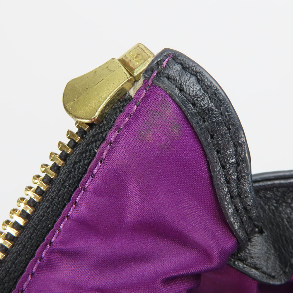 COACH Handbag 20466 leather black Women Used Authentic