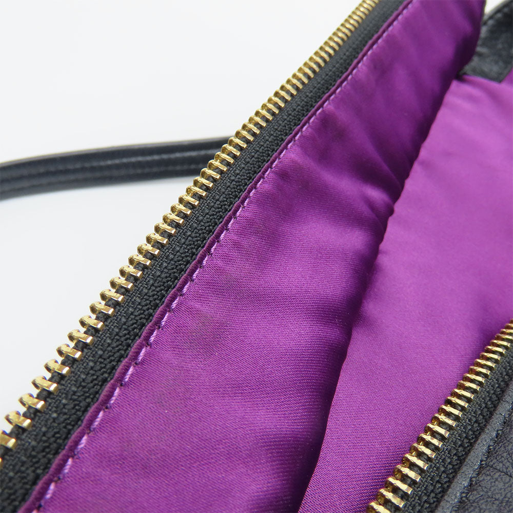 COACH Handbag 20466 leather black Women Used Authentic