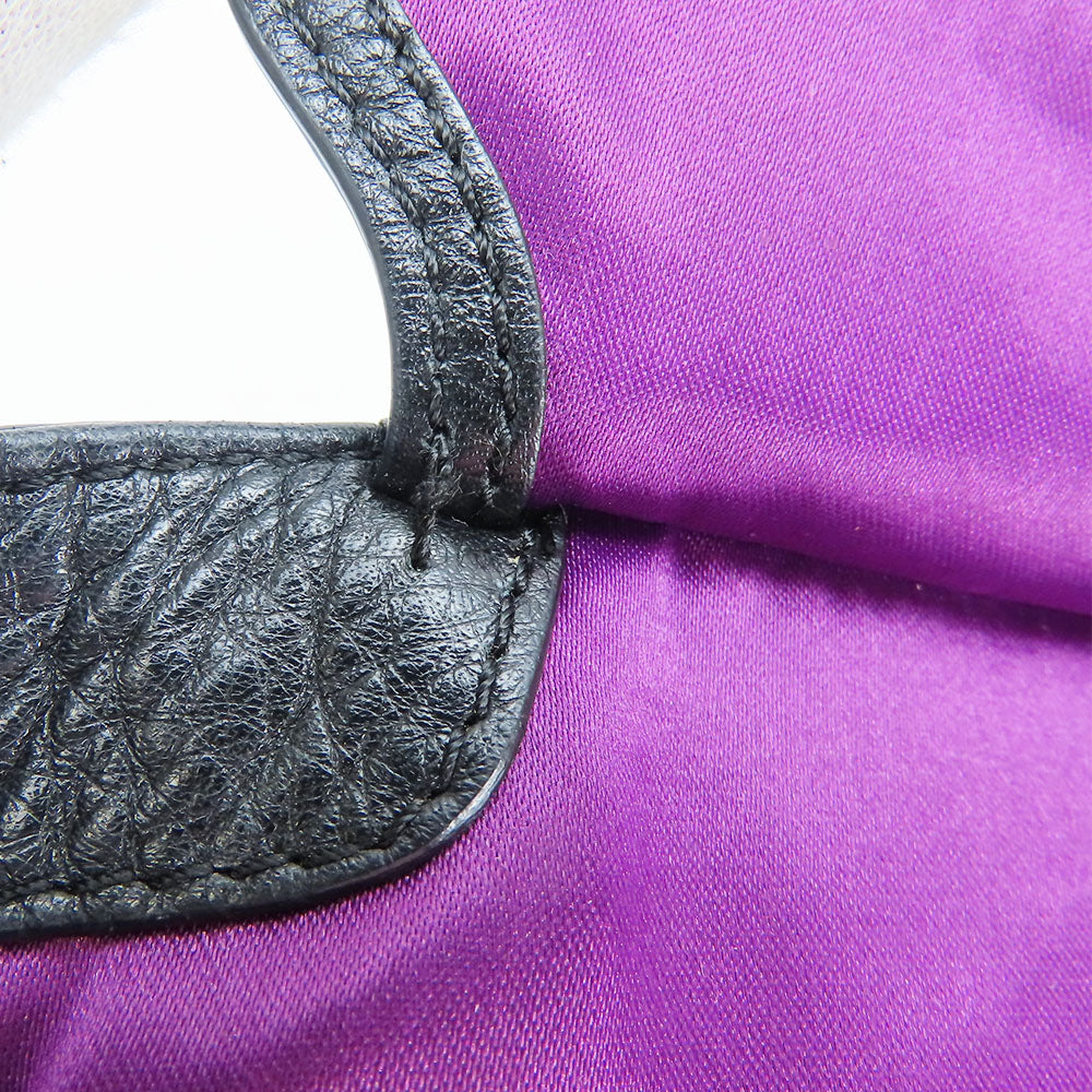 COACH Handbag 20466 leather black Women Used Authentic