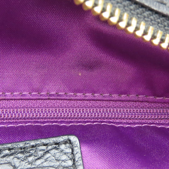 COACH Handbag 20466 leather black Women Used Authentic