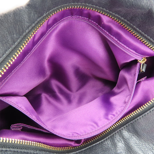 COACH Handbag 20466 leather black Women Used Authentic