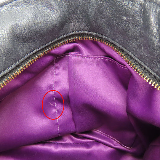 COACH Handbag 20466 leather black Women Used Authentic