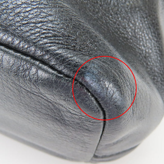 COACH Handbag 20466 leather black Women Used Authentic