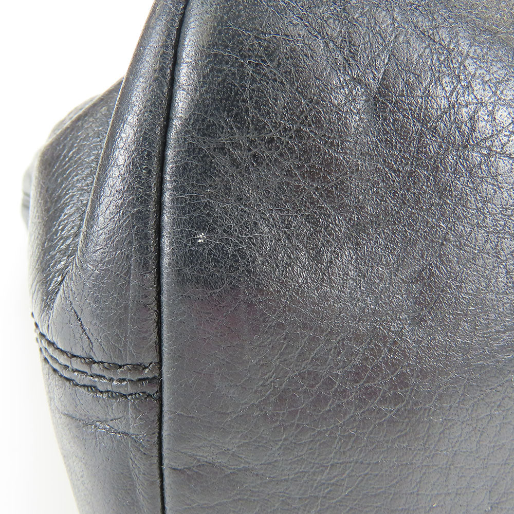 COACH Handbag 20466 leather black Women Used Authentic