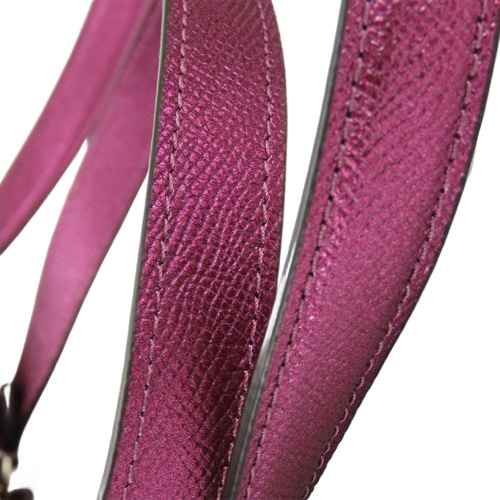 COACH Tote Bag F87701 PVC, Leather Brown Signature Women Used Authentic