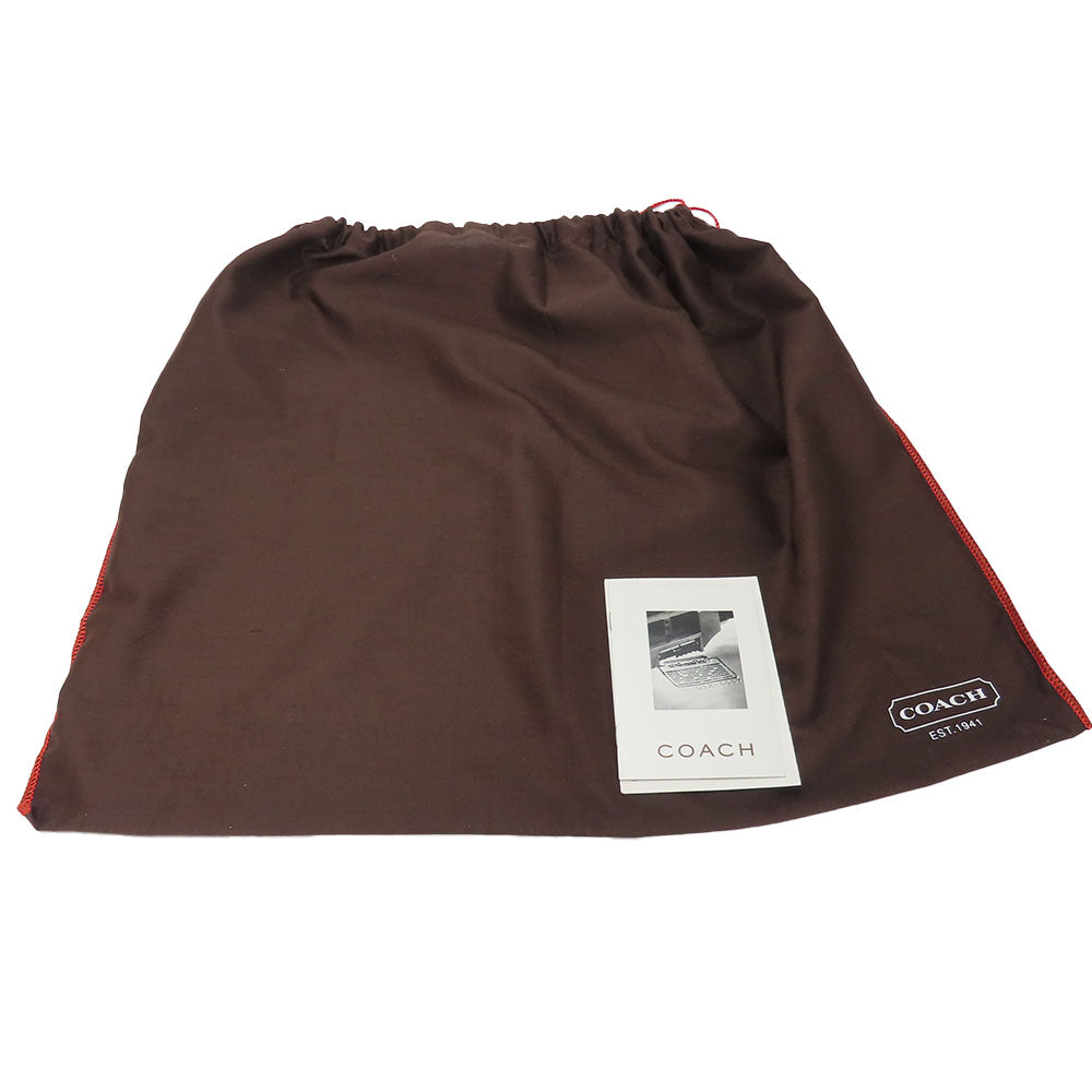 COACH Tote Bag F77606 leather black unisex(Unisex) Used Authentic