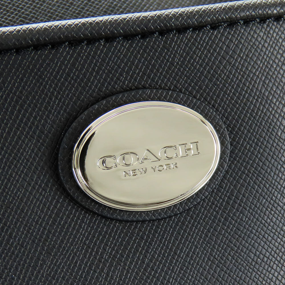 COACH Tote Bag F77606 leather black unisex(Unisex) Used Authentic