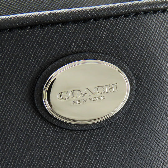 COACH Tote Bag F77606 leather black unisex(Unisex) Used Authentic