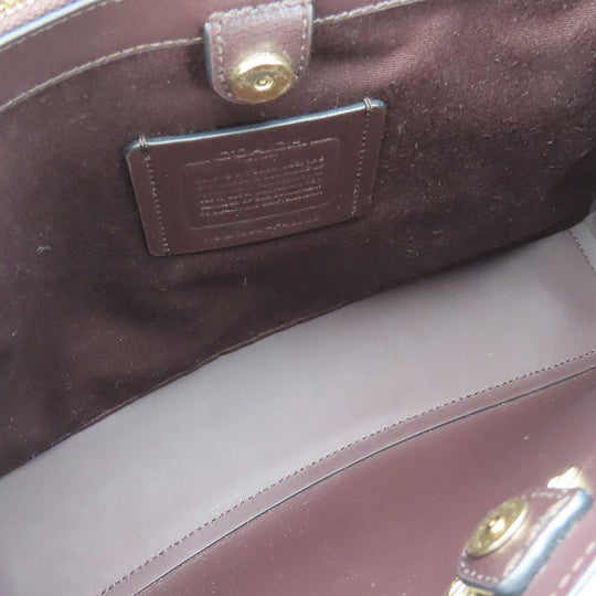 COACH Tote Bag F48733 leather black Women Used Authentic