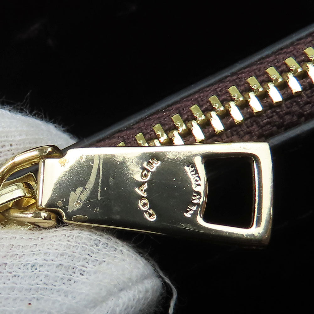 COACH Tote Bag F48733 leather black Women Used Authentic