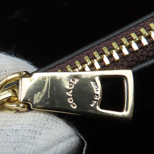 COACH Tote Bag F48733 leather black Women Used Authentic