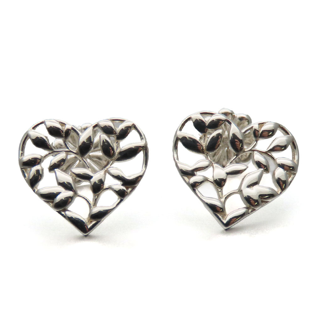 TIFFANY&Co. Pierce Silver925 Silver Olive leaf heart Women Used Authentic