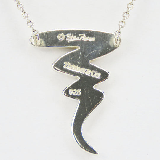 TIFFANY&Co. Necklace Silver925 Silver Scribble Women Used Authentic