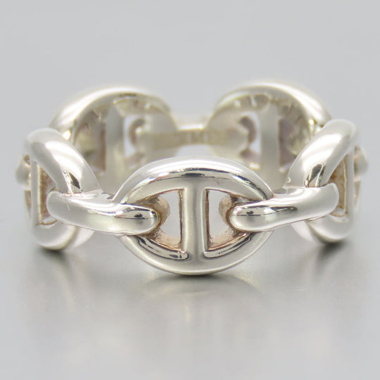 HERMES Ring Silver925 Silver Chene Dunkle Anchene