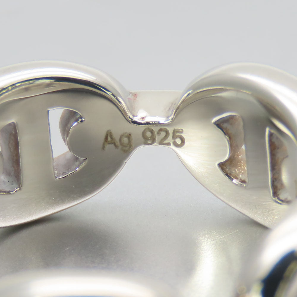 HERMES Ring Silver925 Silver Chene Dunkle Anchene