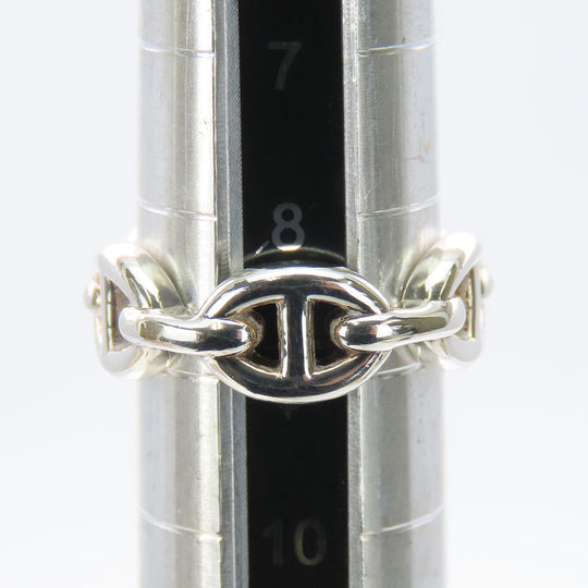 HERMES Ring Silver925 Silver Chene Dunkle Anchene