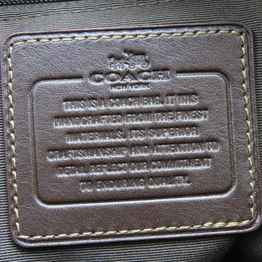 COACH Handbag F36625 Canvas, Leather beige Signature Women Used Authentic