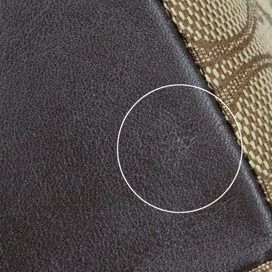 COACH Handbag F36625 Canvas, Leather beige Signature Women Used Authentic