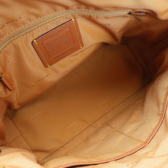 COACH Handbag CE741 leather black Women Used Authentic