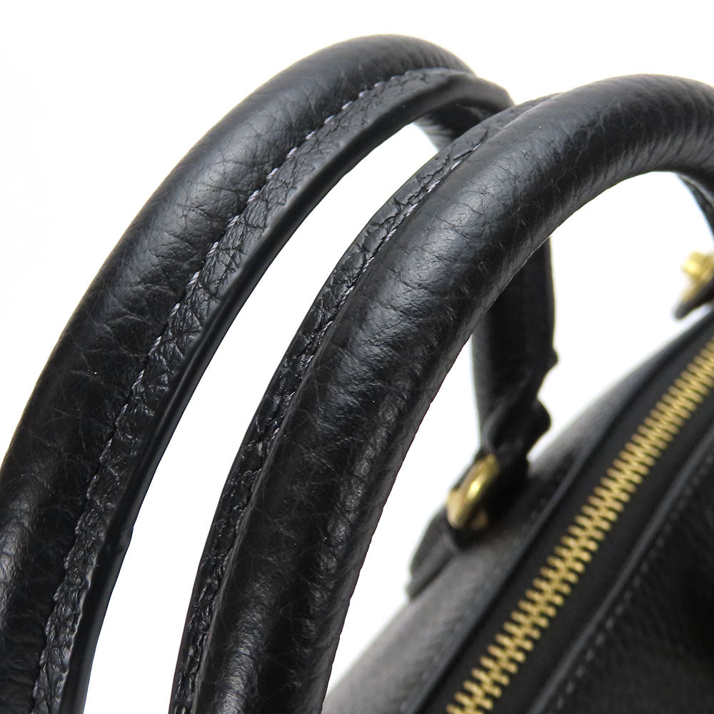 COACH Handbag CE741 leather black Women Used Authentic