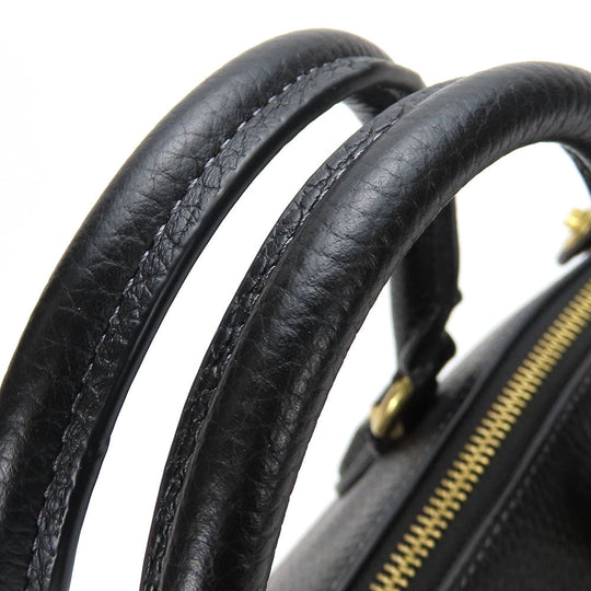 COACH Handbag CE741 leather black Women Used Authentic