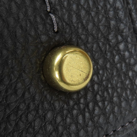 COACH Handbag CE741 leather black Women Used Authentic