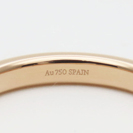 TIFFANY&Co. Ring K18 pink gold, diamond Pink gold Elsa Peretti Stacking bundling Women Used Authentic