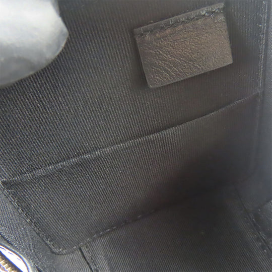 CHANEL Shoulder Bag leather black Women Used Authentic