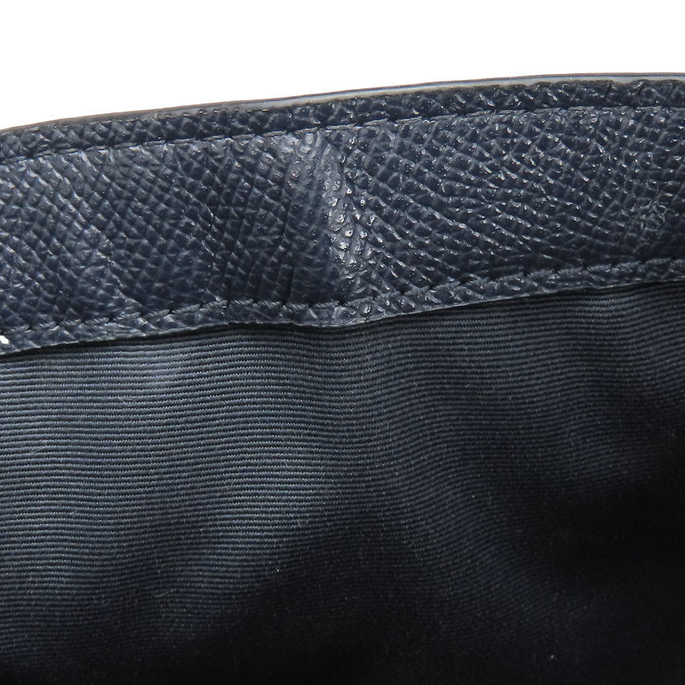 COACH Handbag F14928 leather Navy Crosby Carryall Women Used Authentic