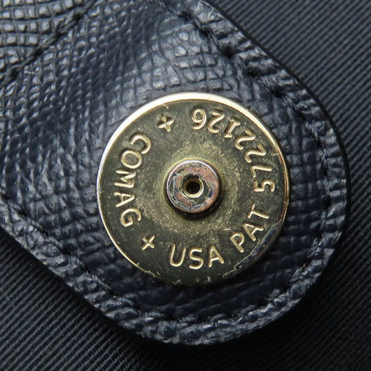 COACH Handbag F14928 leather Navy Crosby Carryall Women Used Authentic