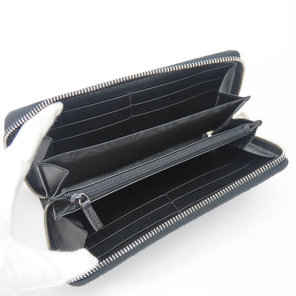 GUCCI Long Wallet Purse 473928 Guccisima black unisex(Unisex) Used Authentic