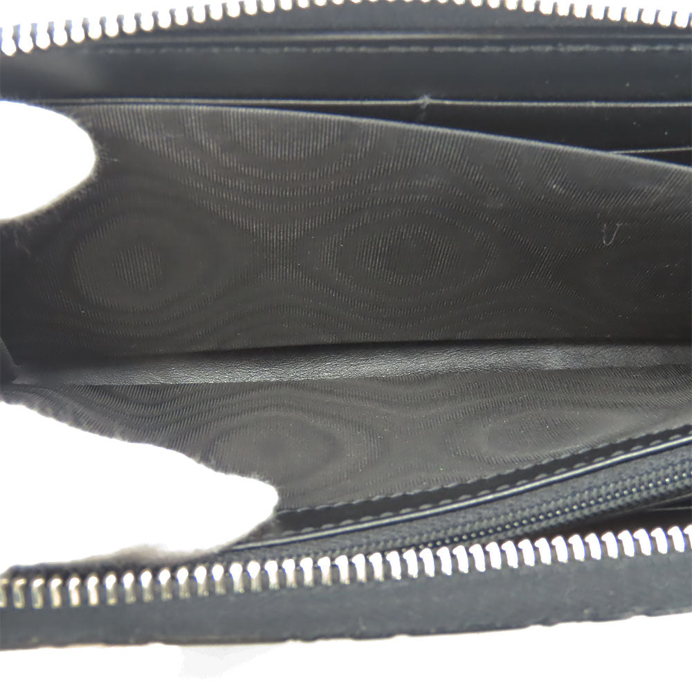 GUCCI Long Wallet Purse 473928 Guccisima black unisex(Unisex) Used Authentic