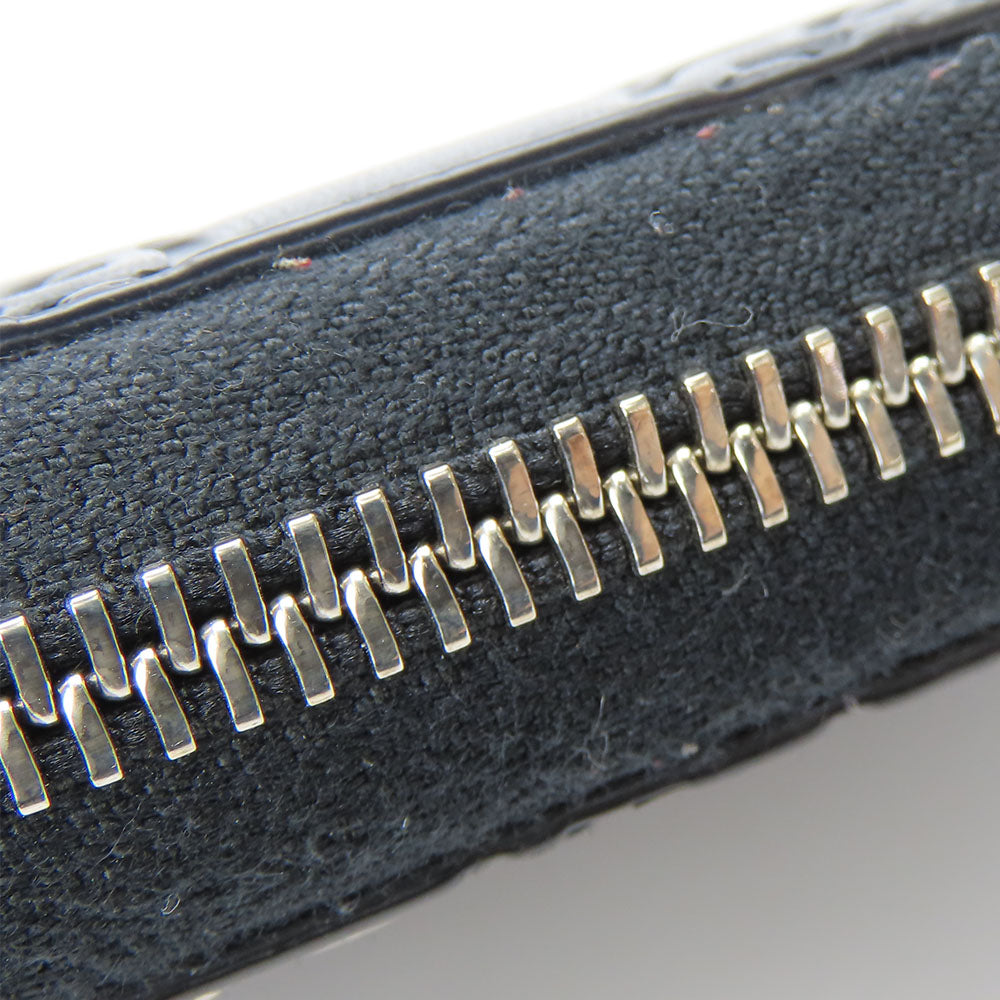 GUCCI Long Wallet Purse 473928 Guccisima black unisex(Unisex) Used Authentic