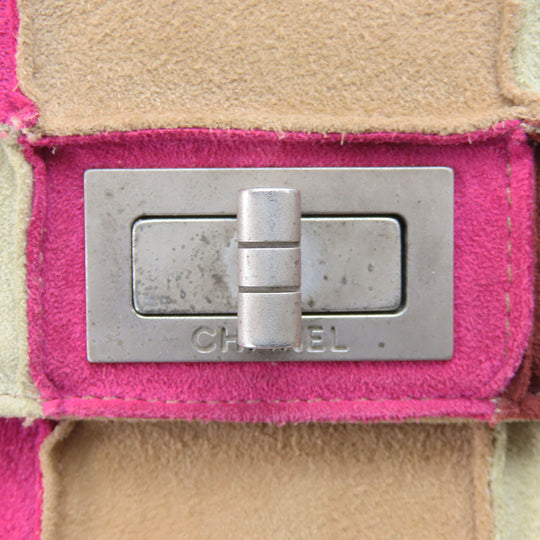 CHANEL Shoulder Bag Suede multicolor 2.55 Women Used Authentic