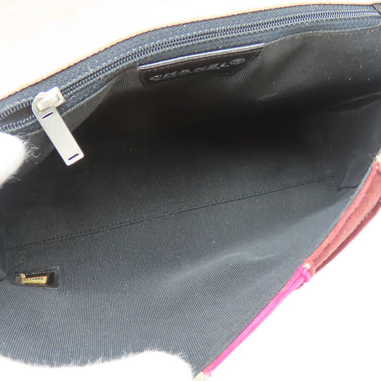 CHANEL Shoulder Bag Suede multicolor 2.55 Women Used Authentic