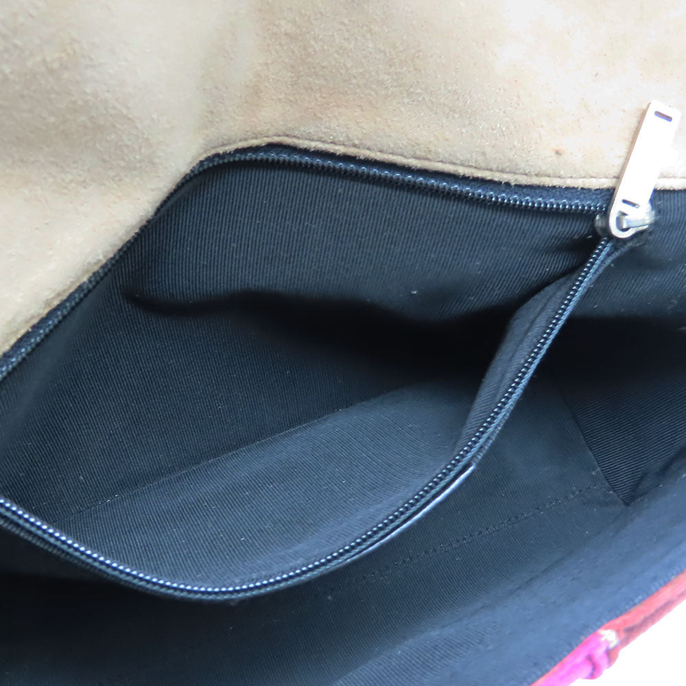 CHANEL Shoulder Bag Suede multicolor 2.55 Women Used Authentic