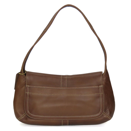 COACH Shoulder Bag 11254 leather Brown Women Used Authentic