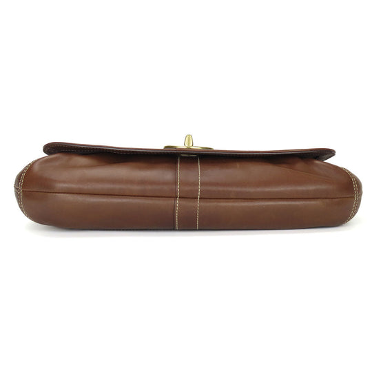 COACH Shoulder Bag 11254 leather Brown Women Used Authentic