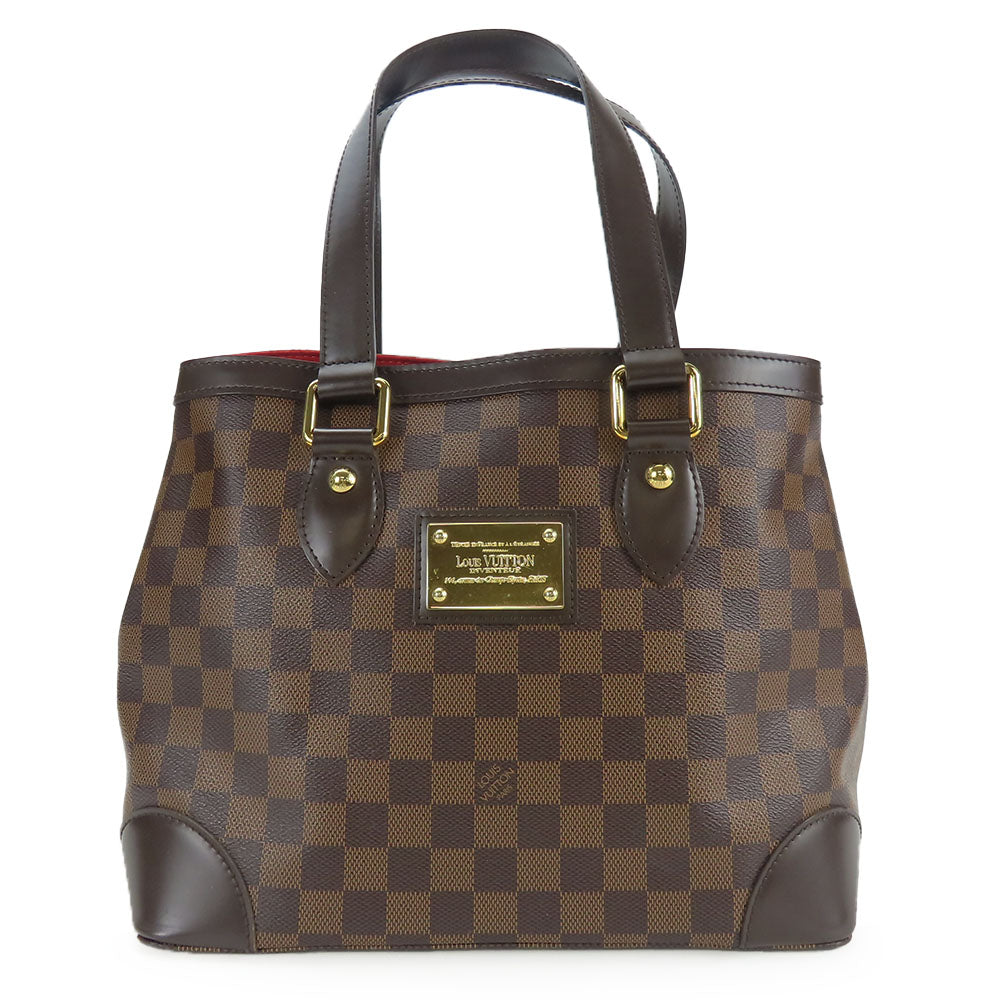 LOUIS VUITTON Tote Bag N51205 Damier Ebene HamsteadPM Women Used Authentic